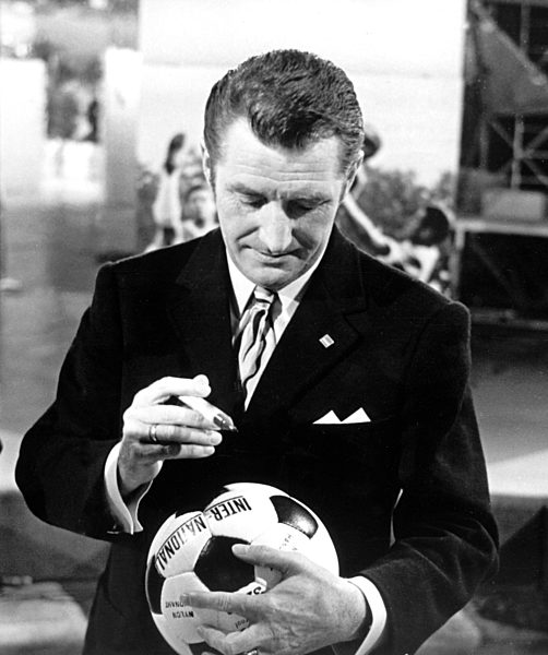 Fußball: Autogramm von Fritz Walter