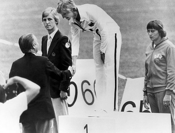 Annegret Richter holt Gold über 100 Meter