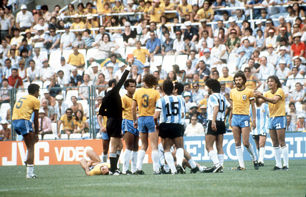 Fußball-WM '82: Brasilien - Argentinien 3:1
