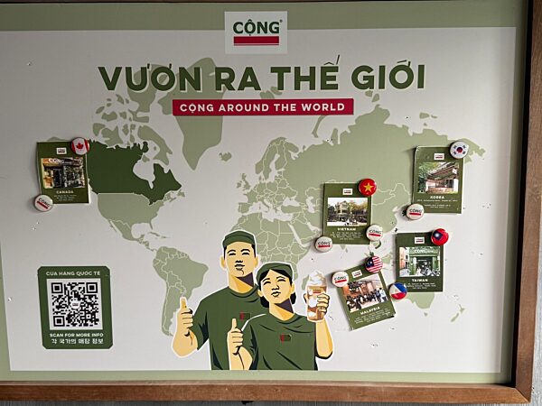 Kaffehauskette Cong Caphe in Vietnam