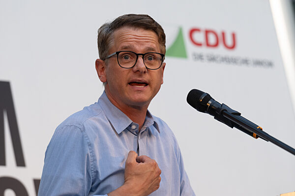 Wahlkampf CDU in Sachsen
