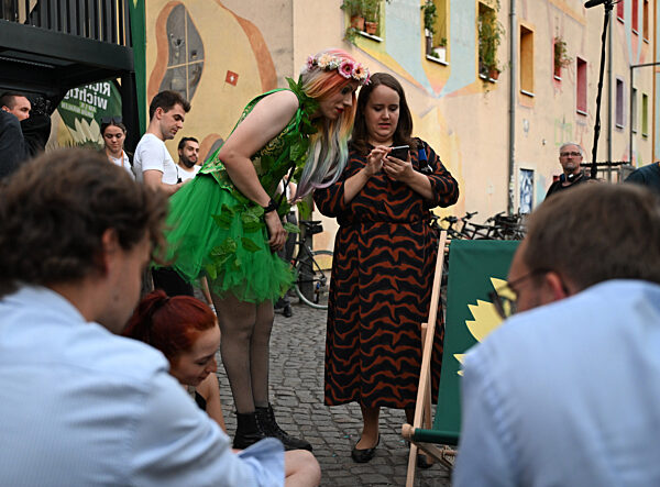 Landtagswahl Sachsen - Wahlparty Grüne