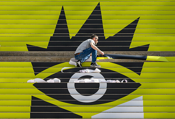 Vorbereitungen auf die Leipziger Buchmesse