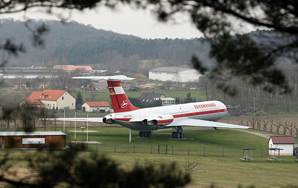Die IL 62 "Lady Agnes" am Gollenberg in Stölln (Land Brandenburg)...