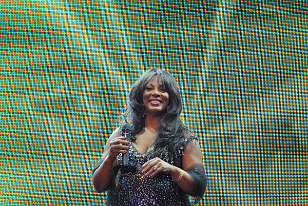 Die US-Sängerin Donna Summer singt am Donnerstag (30.07...