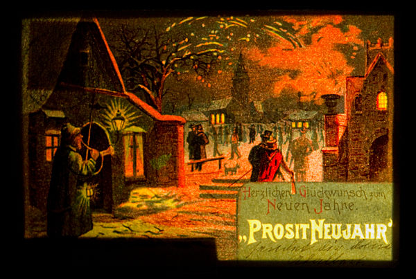 Neujahrspostkarten aus zwei Jahrhunderten