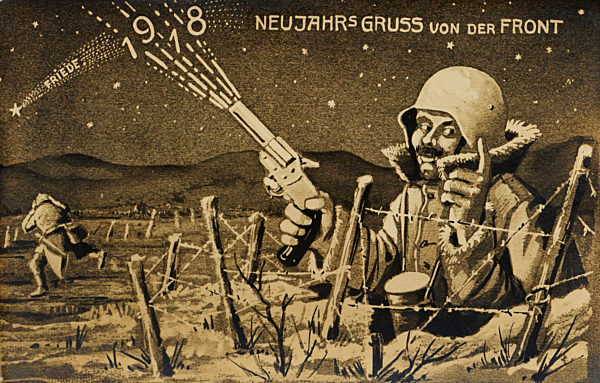 Neujahrspostkarten aus zwei Jahrhunderten