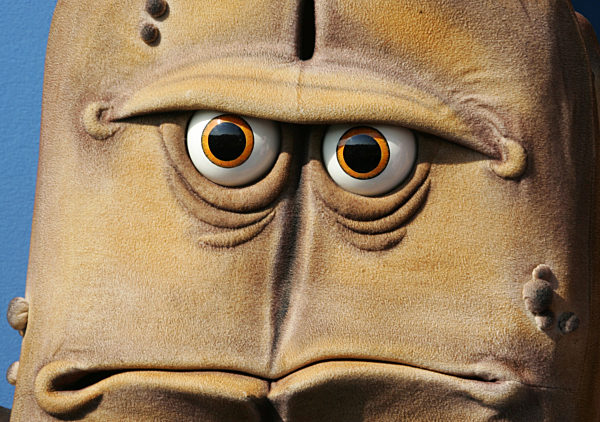 Die Figur Bernd, das Brot, steht am 10.09...