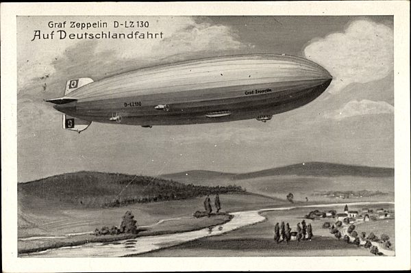 Graf Zeppelin II, LZ 130, Auf Deutschlandfahrt