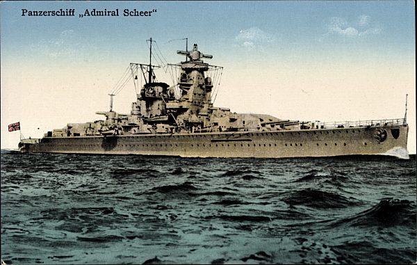 Deutsches Kriegsschiff, Admiral Scheer, Panzerschiff, Kriegsmarine