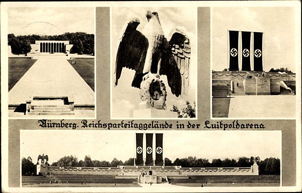 Nürnberg, Reichsparteitagsgelände, Luitpoldarena, Hoheitsadler