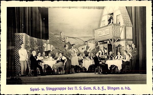 Bingen am Rhein, Spiel und Singgruppe der NS KDF Gem.