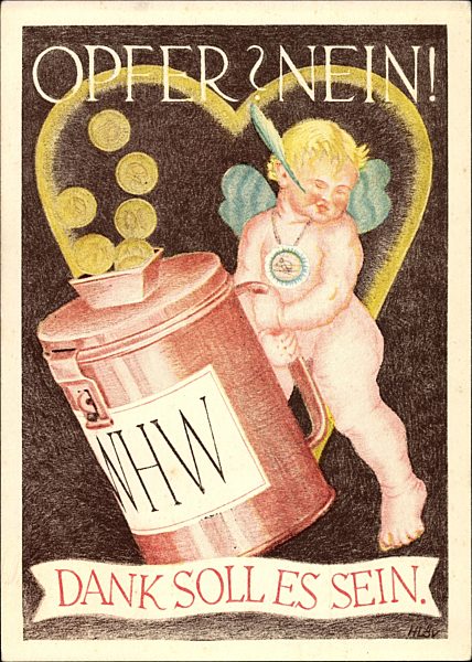 Löv, H., Opfer, nein, Dank soll es sein, WHW, Gaustraßensammlung 1939