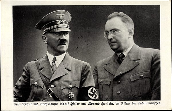 Führer und Reichskanzler Adolf Hitler, Konrad Henlein Führer der Sudetendeutschen