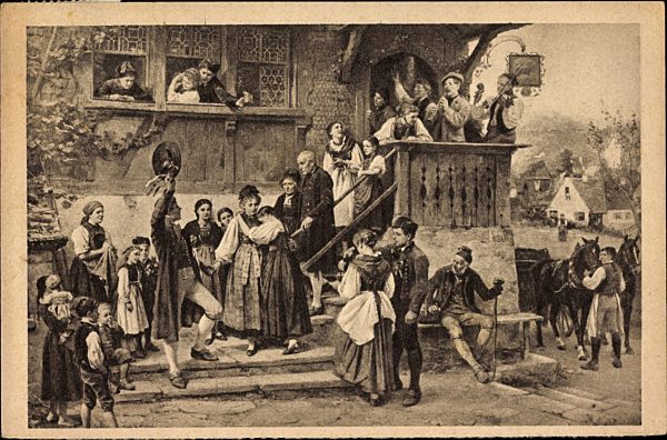 Vautier, Benjamin, Abschied der Braut, NS Volkswohlfahrt, Winterhilfswerk 1933/34, WHW