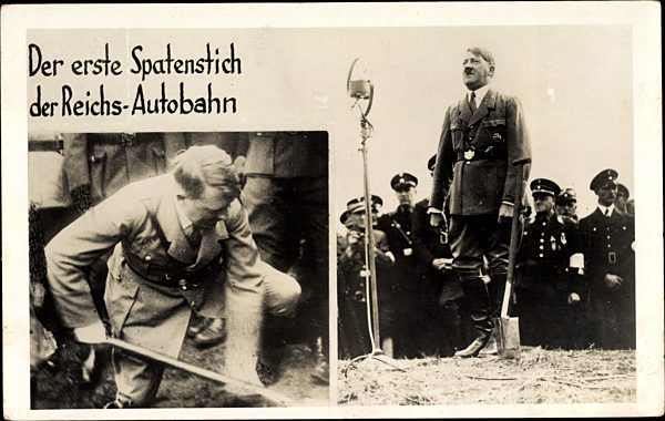 Führer und Reichskanzler Adolf Hitler, Der erste Spatenstich der Reichsautobahn, SS