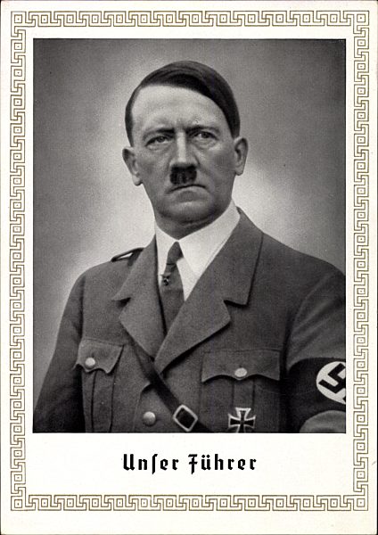 Führer und Reichskanzler Adolf Hitler, Portrait, EK I.