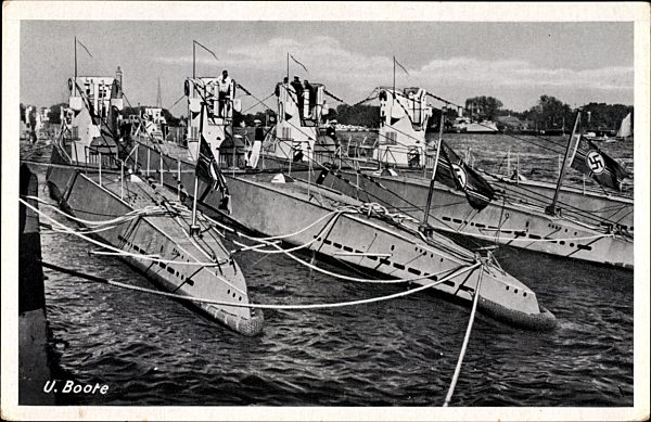 Deutsche U Boote, Unterseeboote, Kriegsmarine, II. WK