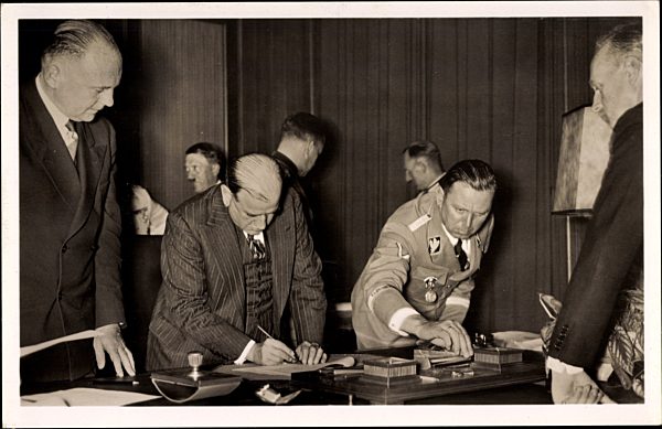 Französischer Premierminister Édouard Daladier, Münchner Abkommen, Julius Schaub, Photo Hoffmann