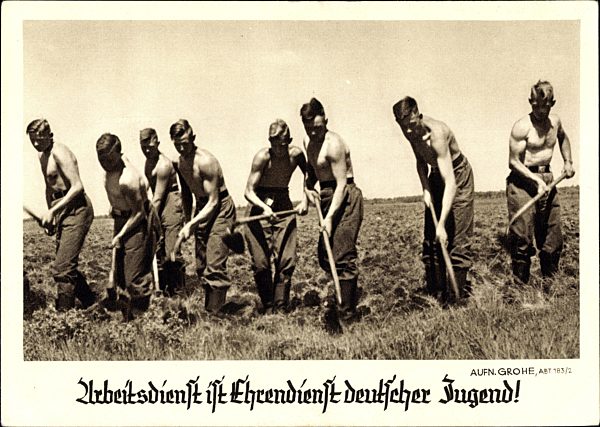 Reichsarbeitsdienst ist Ehrendienst deutscher Jugend