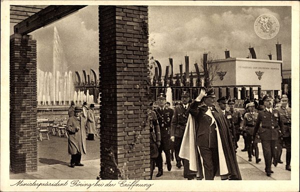 Schlageterstadt Düsseldorf am Rhein, Reichsausstellung Schaffendes Volk, Hermann Göring