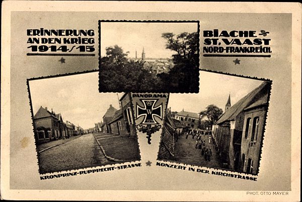 Biache St. Vaast Pas de Calais, Kronprinz Rupprecht Straße, Kirchstraße