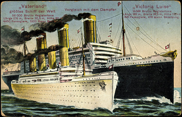 HAPAG, Dampfer Vaterland, Dampfer Victoria Luise