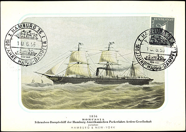 Schrauben Dampfschiff Borussia, Packetfahrt Actiengesellschaft HAPAG