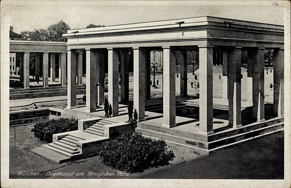 München, Ehrentempel am Königlichen Platz, NSDAP Propaganda
