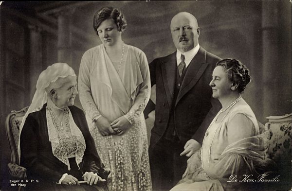 Königin Wilhelmina, Emma zu Waldeck Pyrmont, Juliana, Prinz Hendrik