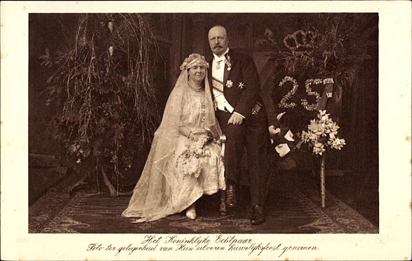 Königin Wilhelmina und Prinz Hendrik, 25 jh. Jubiläum