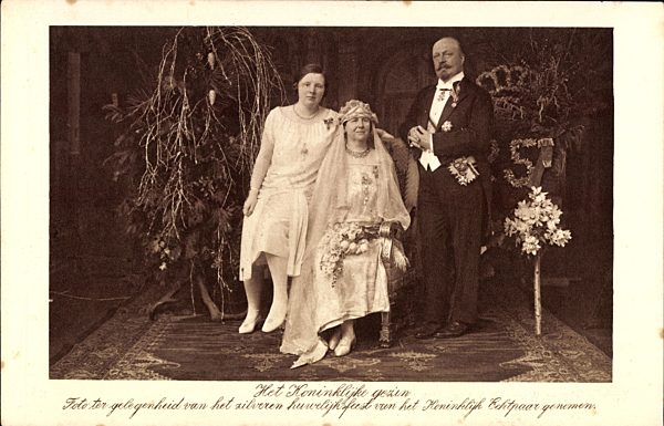 Königin Wilhelmina, Prinz Hendrik, Juliana, 25 jh. Jubiläum