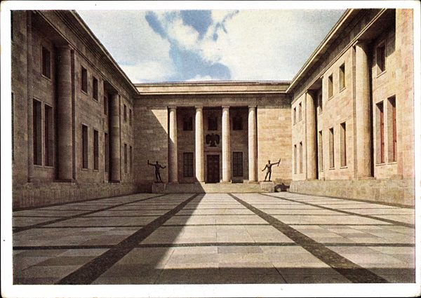 Berlin, Neue Reichskanzlei, Architekt Albert Speer, Innenhof