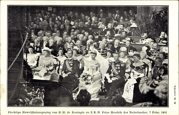 Königin Wilhelmina der Niederlande, Prinz Hendrik, Hochzeit 1901