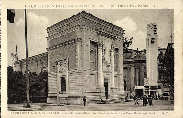 Paris, Exposition internationale 1925, Pavillon national d'Italie