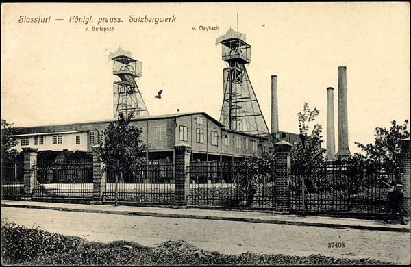 Staßfurt, Königl. preuss. Salzbergwerk, Straße