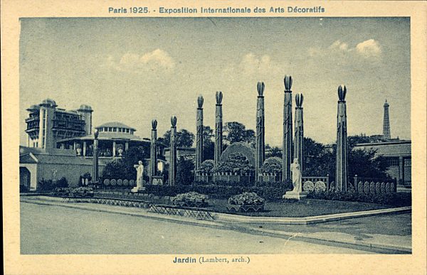 Paris, Weltausstellung 1925, Expo Internat. d. Arts Déco., Jardin, Lambert