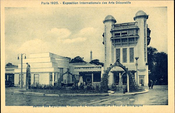 Paris, Weltausstellung 1925, Expo Internat. d. Arts Déco.,Jardin des Nymphéas