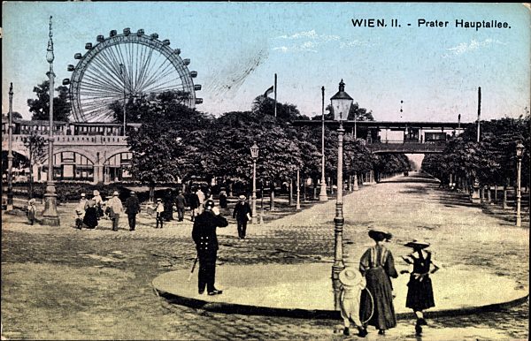 Wien 2. Leopoldstadt, Prater Hauptalle, Riesenrad
