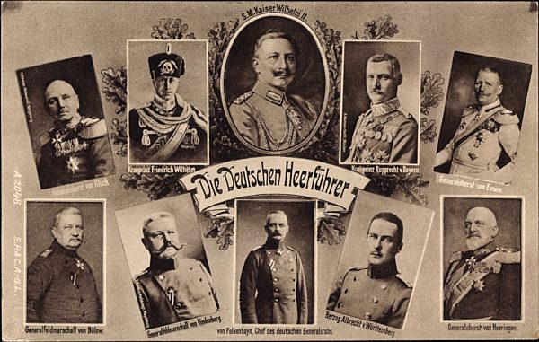 Deutsche Heerführer, Kaiser Wilhelm II., Rupprecht von Bayern