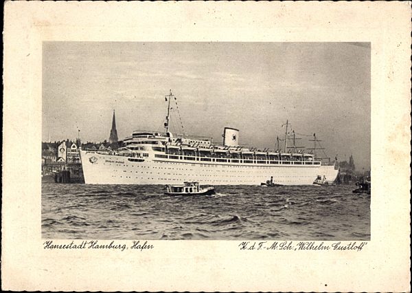 Hansestadt Hamburg, Hafen, KdF Motorschiff Wilhelm Gustloff