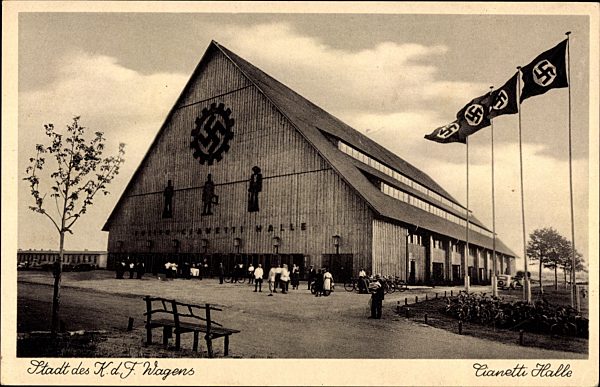 Fallersleben Wolfsburg in Niedersachsen, Stadt des KdF Wagens, Cianetti Halle