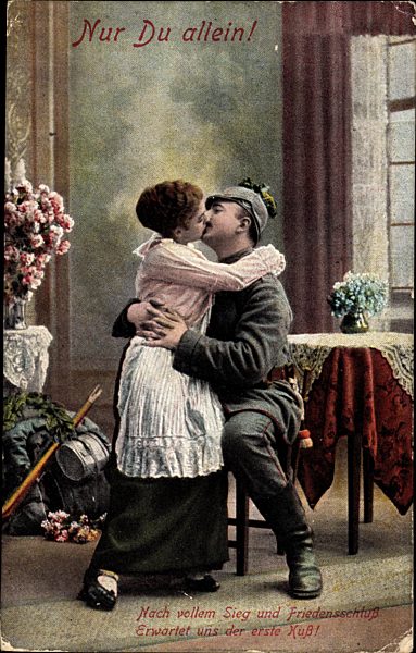Nur Du allein, Soldat küsst Geliebte, Nach vollem Sieg und Friedensschluss