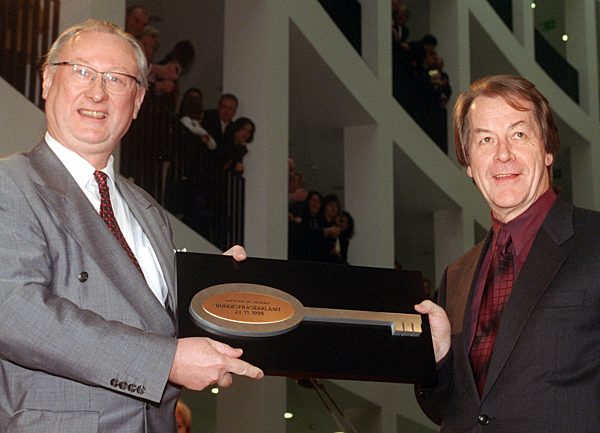 Schlüsselübergabe für das Bundespräsidialamt in Berlin