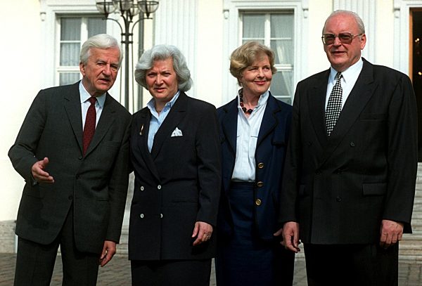 Weizsäcker trifft seinen Amtsnachfolger Herzog