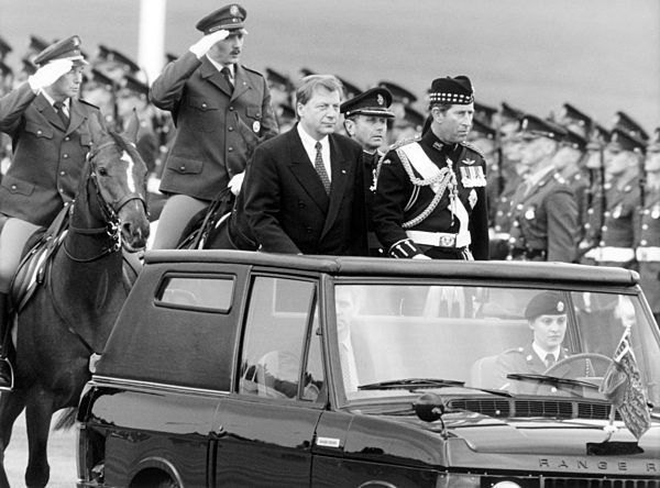 Prinz Charles bei der letzten Geburtstagsparade britischer Truppen in Berlin