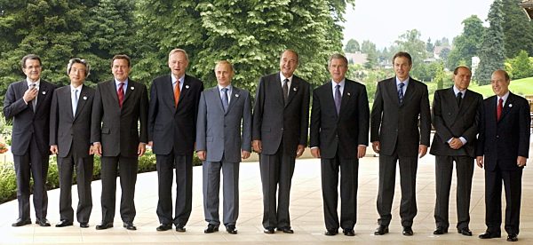 G-8-Gipfel in Evian: Gruppenbild