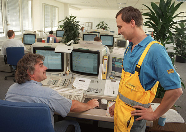 ADAC-Pannenhilfe-Zentrale Ost (Archivfoto und Text 1996)