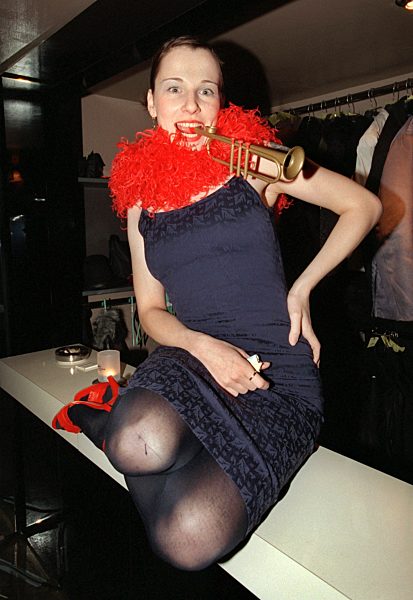 Meret Becker im Nachtclub "Trompete"