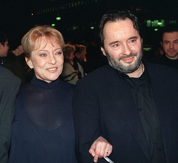 Karin Baal und Uwe Kockisch nach Premiere "Der Tunnel"